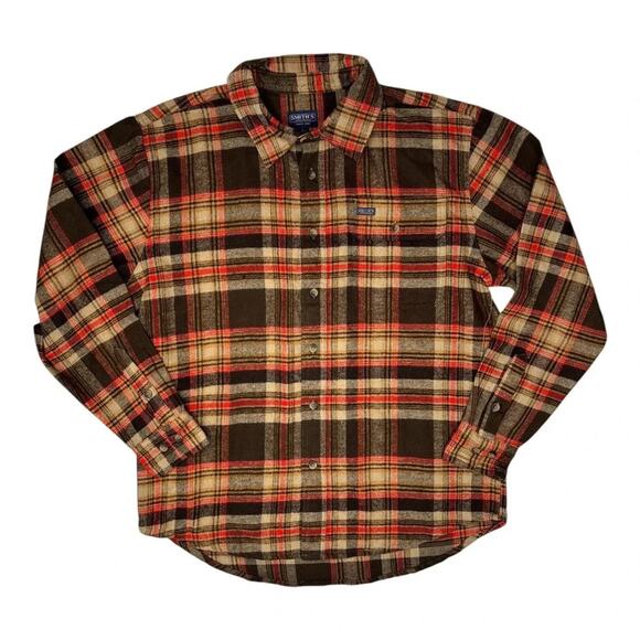 Smiths Other - Smiths Workwear Flannel Button Down Shirt Men's Size M Plaid Pocket Long Sleeve